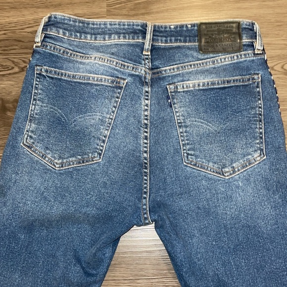 Levi’s Japanese Denim 721 Made & Crafted High-Rise Skinny Jeans - Picture 3 of 11